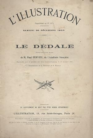 Seller image for L'Illustration (Supplment thtral du N 3174) : Le ddale, pice de Paul Hervieu. 26 dcembre 1903. for sale by Librairie Et Ctera (et caetera) - Sophie Rosire