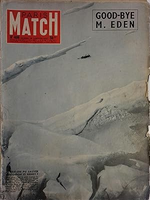 Paris Match N° 406 : Alger - L'Inde - Vincendon et Henry. 19 janvier 1957.