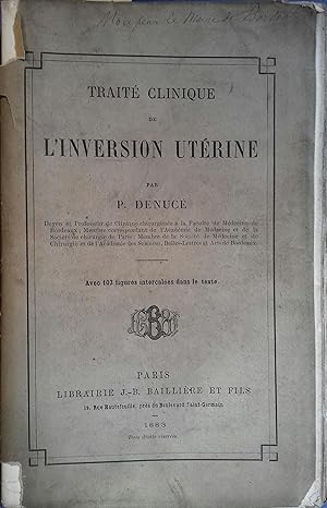 Traité clinique de l'inversion utérine.