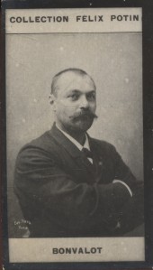 Photographie de la collection Félix Potin (4 x 7,5 cm) représentant : Gabriel Bonvalot (explorate...