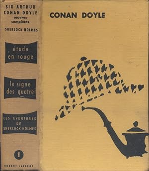 Seller image for Etude en rouge - Le signe des quatre - Les aventures de Sherlock Holmes. Oeuvres compltes - 1. for sale by Librairie Et Ctera (et caetera) - Sophie Rosire