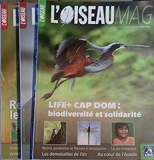 L'Oiseau Magazine. Année 2015 complète. Numéros 118 à 121. Revue de la ligue française pour la pr...