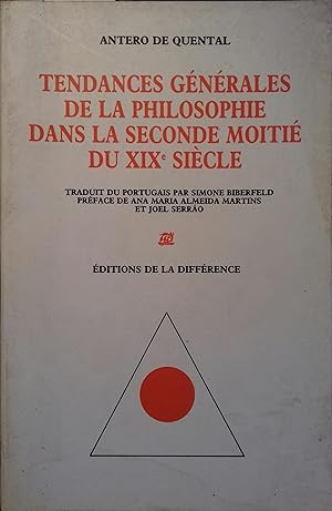 Seller image for Tendances gnrales de la philosophie dans la seconde moiti du XIX e sicle. for sale by Librairie Et Ctera (et caetera) - Sophie Rosire