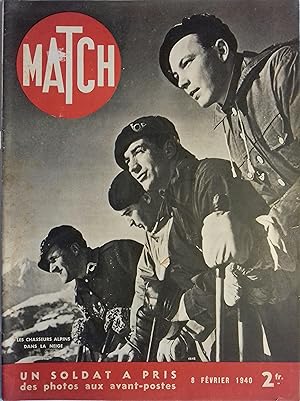 Image du vendeur pour Match N 84 : Ptrole roumain ; Megve ; L'aprs-guerre d'Espagne. 8 fvrier 1940. mis en vente par Librairie Et Ctera (et caetera) - Sophie Rosire