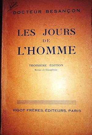 Image du vendeur pour Les jours de l'homme. mis en vente par Librairie Et Ctera (et caetera) - Sophie Rosire