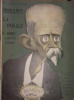 Seller image for L'Assiette au beurre N 112 : La police. 1 : Chef et batterie de cuisine. 23 mai 1903. for sale by Librairie Et Ctera (et caetera) - Sophie Rosire