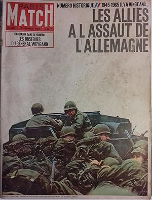 Paris Match N° 827 : 1945 1965 3 : Les alliés à l'assaut de l'Allemagne. 13 février 1965.