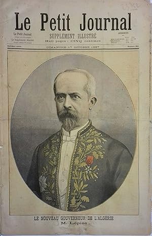 Le Petit journal - Supplément illustré N° 361 : M. Lépine, nouveau gouverneur de l'Algérie. (Grav...