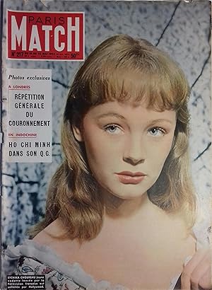 Paris Match N° 217 : Ho Chi Minh dans son Q.G. - Les deux Van Gogh. Mai 1953.