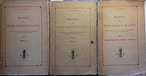 Manuel des études grecques et latines. En 3 volumes. 1929 1932.