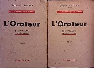 Imagen del vendedor de L'orateur. En 2 volumes. Vers 1935. a la venta por Librairie Et Ctera (et caetera) - Sophie Rosire
