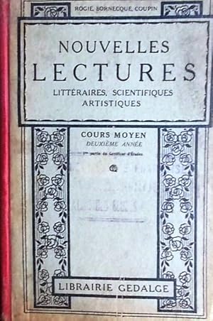 Seller image for Nouvelles lectures littraires, scientifiques, artistiques. Cours moyen 2 e anne. for sale by Librairie Et Ctera (et caetera) - Sophie Rosire