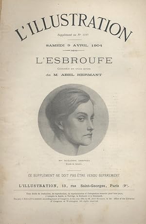 Seller image for L'Illustration (Supplment thtral du N 3189) : L'esbroufe, pice de Abel Hermant. 9 avril 1904. for sale by Librairie Et Ctera (et caetera) - Sophie Rosire