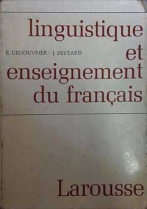 Seller image for Linguistique et enseignement du franais. for sale by Librairie Et Ctera (et caetera) - Sophie Rosire