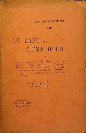 Seller image for Le Pape et l'Empereur. Dbut XXe. Vers 1900. for sale by Librairie Et Ctera (et caetera) - Sophie Rosire