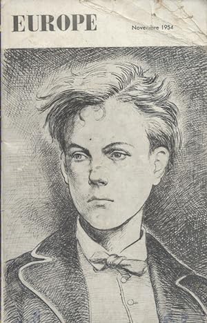 Seller image for Europe N 107. Rimbaud. (15 pages d'articles). Novembre 1954. for sale by Librairie Et Ctera (et caetera) - Sophie Rosire