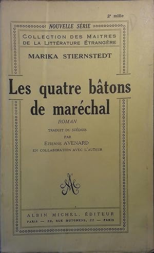 Seller image for Les quatre btons de marchal. for sale by Librairie Et Ctera (et caetera) - Sophie Rosire