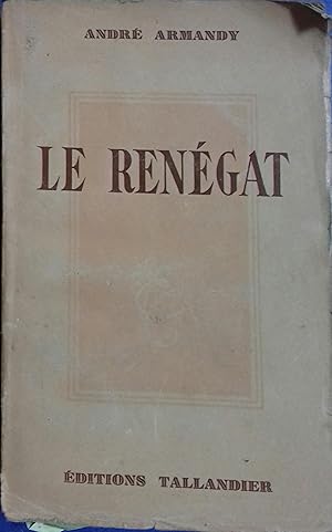 Seller image for Le rengat. for sale by Librairie Et Ctera (et caetera) - Sophie Rosire