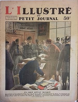 L'Illustré du Petit journal N° 2137 : Perquisitions dans les milieux nazis dans le Grand duché de...