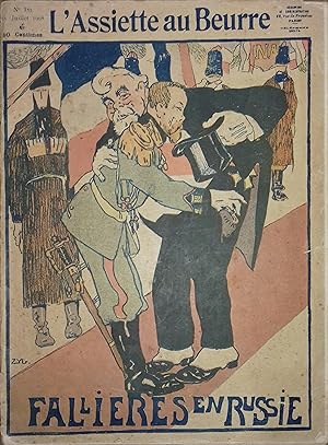 Bild des Verkufers fr L'Assiette au beurre N 382 : Fallires en Russie. 25 juillet 1908. zum Verkauf von Librairie Et Ctera (et caetera) - Sophie Rosire