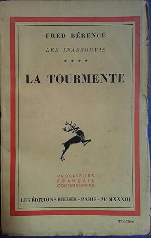 Seller image for La tourmente. (Les inassouvis - 4). for sale by Librairie Et Ctera (et caetera) - Sophie Rosire