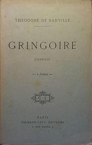 Bild des Verkufers fr Gringoire. Comdie. Fin XIXe. zum Verkauf von Librairie Et Ctera (et caetera) - Sophie Rosire