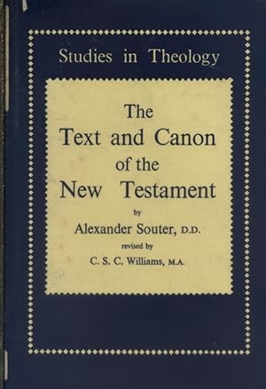 Bild des Verkufers fr The text and canon of the New Testament. zum Verkauf von Librairie Et Ctera (et caetera) - Sophie Rosire