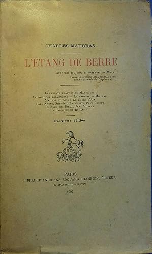 L'étang de Berre.