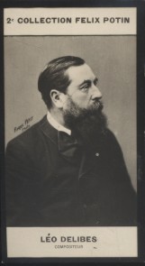 Imagen del vendedor de Photographie de la collection Flix Potin (4 x 7,5 cm) reprsentant : Lo Delibes, compositeur. Dbut XXe. Vers 1900. a la venta por Librairie Et Ctera (et caetera) - Sophie Rosire