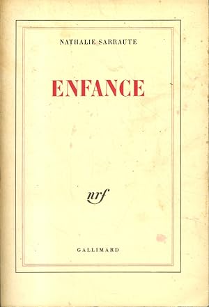 Seller image for Enfance. for sale by Librairie Et Ctera (et caetera) - Sophie Rosire