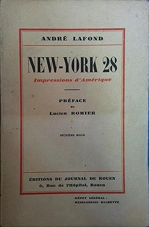 New-York 28. Impressions d'Amérique.