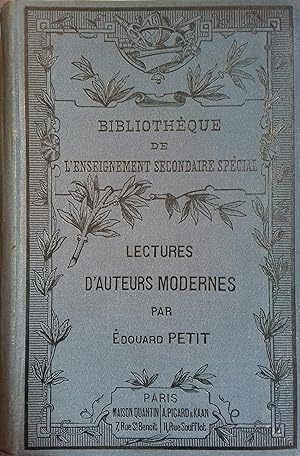 Seller image for Lectures tires d'auteurs modernes. Programme de 1886. for sale by Librairie Et Ctera (et caetera) - Sophie Rosire