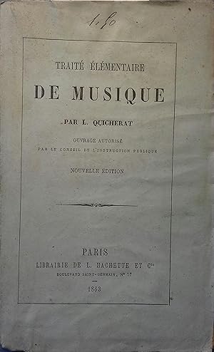 Seller image for Trait lmentaire de musique. for sale by Librairie Et Ctera (et caetera) - Sophie Rosire