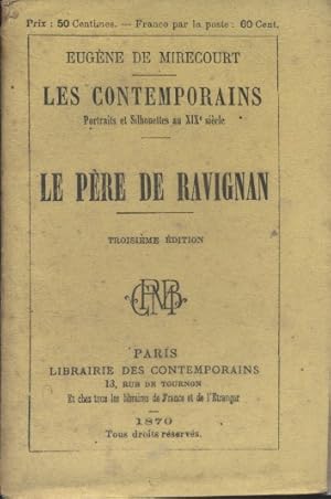 Bild des Verkufers fr Le Pre de Ravignan. zum Verkauf von Librairie Et Ctera (et caetera) - Sophie Rosire