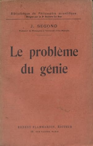 Seller image for Le problme du gnie. for sale by Librairie Et Ctera (et caetera) - Sophie Rosire