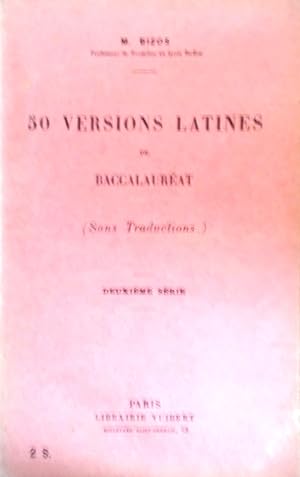Seller image for 50 versions latines de baccalaurat. Deuxime srie. (Sans traductions). Vers 1950. for sale by Librairie Et Ctera (et caetera) - Sophie Rosire