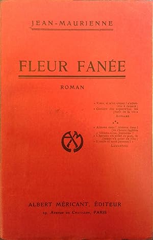 Imagen del vendedor de Fleur fane. a la venta por Librairie Et Ctera (et caetera) - Sophie Rosire