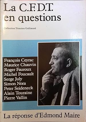 Seller image for La C.F.D.T. en questions. for sale by Librairie Et Ctera (et caetera) - Sophie Rosire