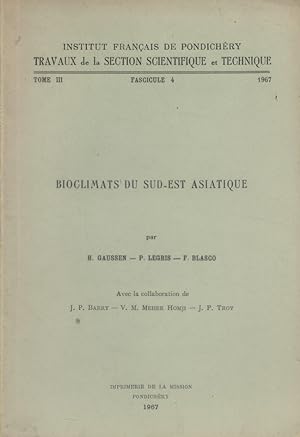 Image du vendeur pour Bioclimats du Sud-Est asiatique. mis en vente par Librairie Et Ctera (et caetera) - Sophie Rosire