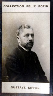 Seller image for Photographie de la collection Flix Potin (4 x 7,5 cm) reprsentant : Gustave Eiffel Dbut XXe. Vers 1900. for sale by Librairie Et Ctera (et caetera) - Sophie Rosire