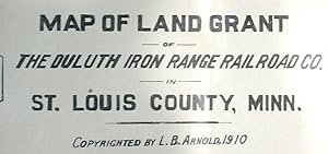 Sectional / Land Map / Of / St. Louis County / Minnesota / Showing The Lands / Owned By / The Dul...