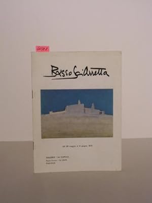 Imagen del vendedor de Basso Sciarretta. Ausstellung vom 28. Mai bis 9. Juni 1972 in der Galleria La Cupola, Padova. a la venta por Kunstantiquariat Rolf Brehmer