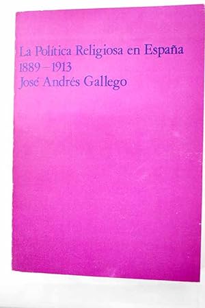 Seller image for La poltica religiosa en Espaa for sale by Alcan Libros