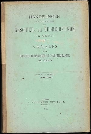 CONTRIBUTIONS à l'Histoire des VOISINAGES, à GAND - ANNALES du Cercle Historique et Archéologique...