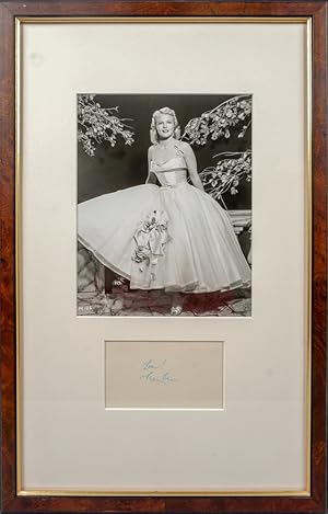 SIGNATURE Matted and Framed with a Photograph