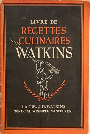 Livre de recettes culinaires Watkins