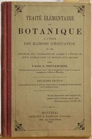 Traité élémentaire de botanique à l'usage des maisons d'éducation et des amateurs qui voudraient ...