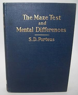 Image du vendeur pour The Maze Test and Mental Differences mis en vente par Easy Chair Books