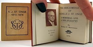 Seller image for Bibliomidgets of Achille J. St. Onge: A Memorial and a Bibliography for sale by Bromer Booksellers, Inc., ABAA