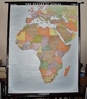 The States of Africa (Large Pull Down Map)